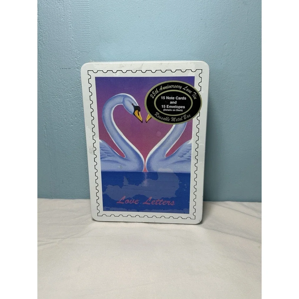 USPS Vintage 1997 Love Swans 32 Cent Stamp Stationary Envelopes New Sealed Set